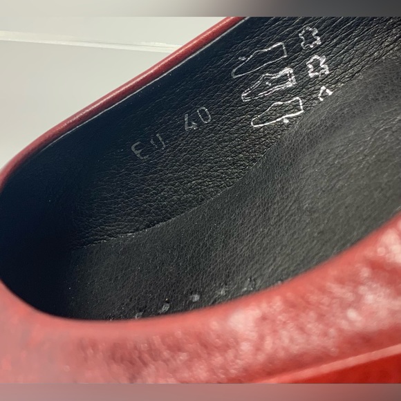 STONEFLY Vera Pelle Absolute Comfort Mary Jane Shoes | Red | Size:9.5-10 (40) - Picture 8 of 8